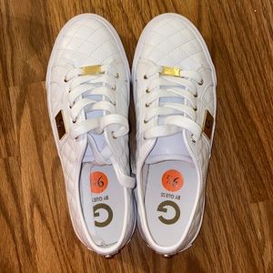 Guess white shoes